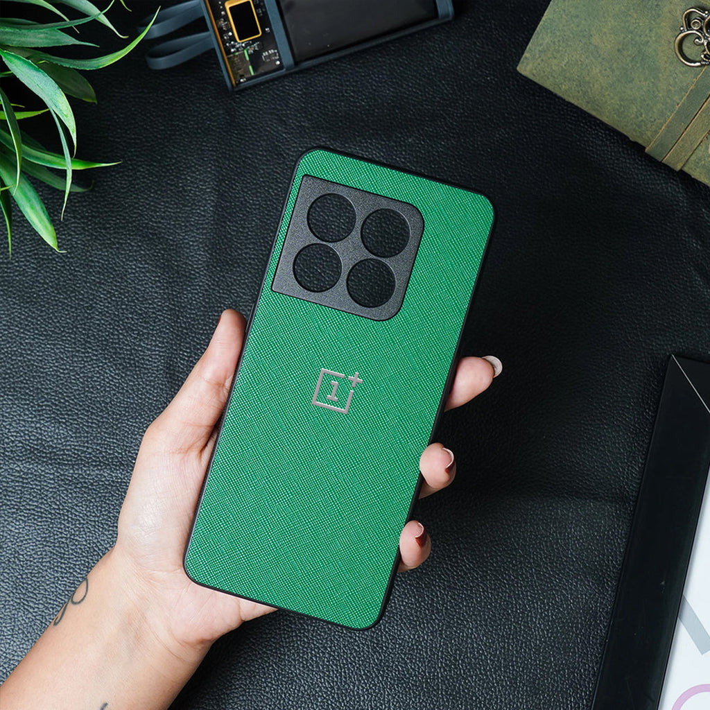 PU Leather Textured Case - OnePlus casemarts