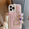 Luxury Dior Print Puffer Case - iPhone casemarts
