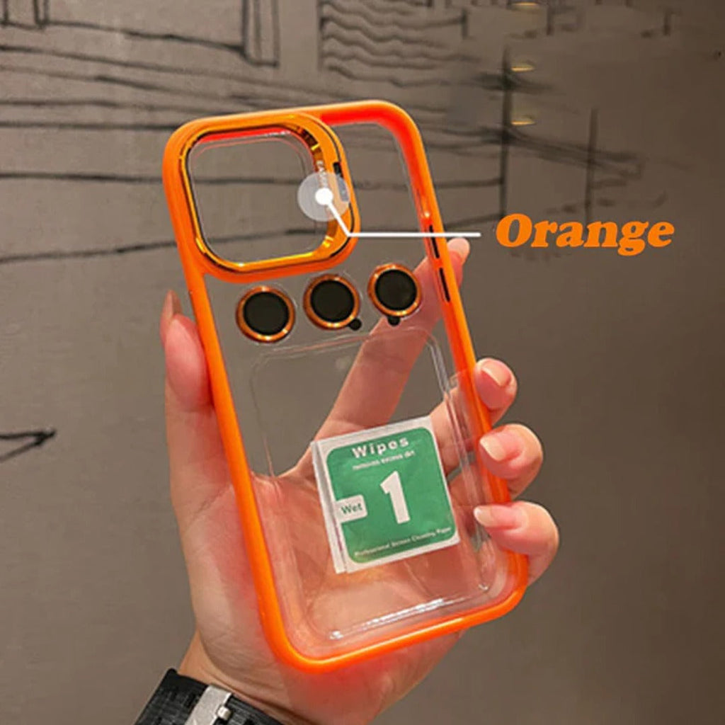 Luxury Camera Lens Flip Bracket Case - iPhone casemarts