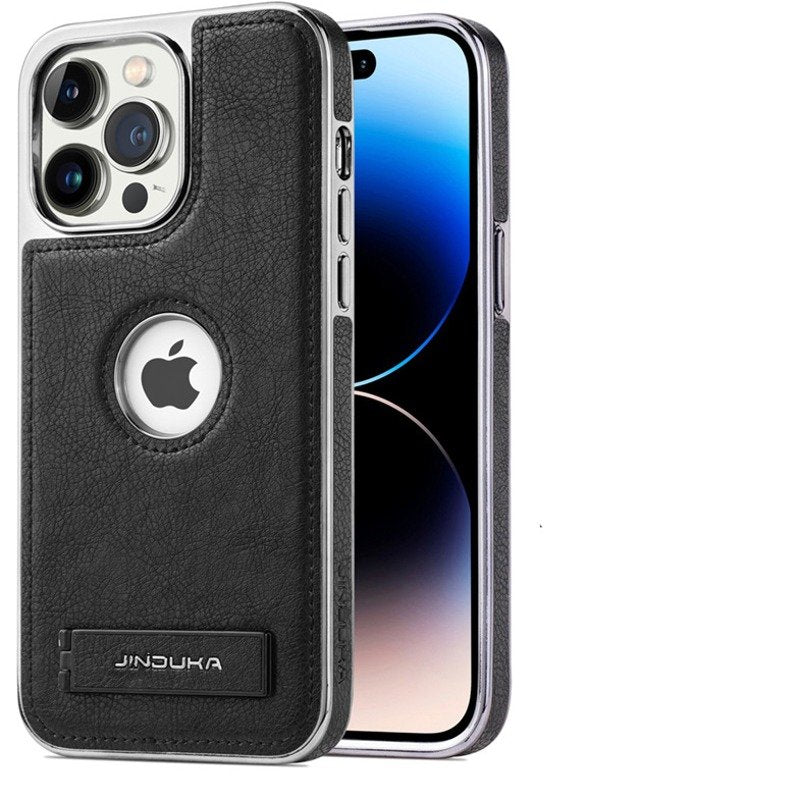 Genuine Leather Bracket Holder Case - iPhone casemarts