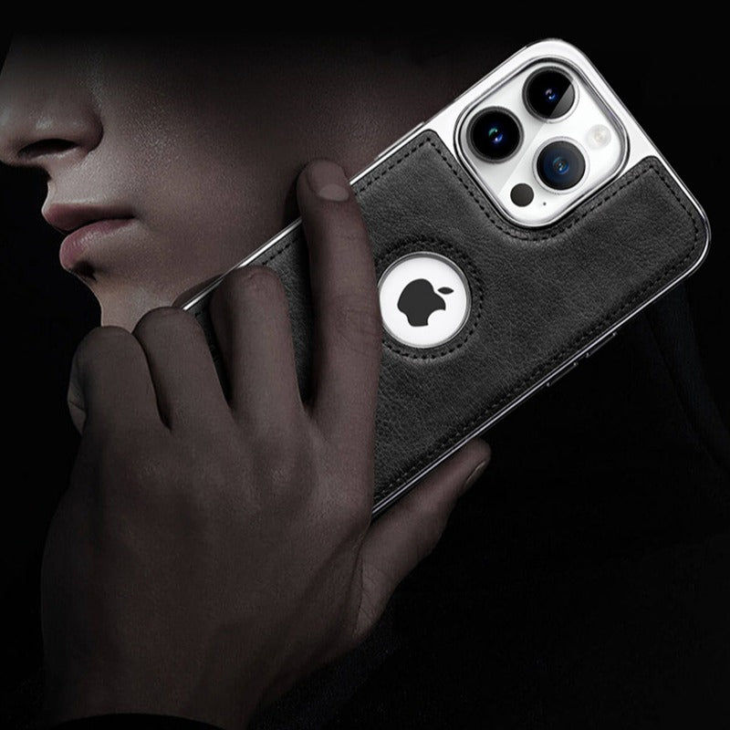 Genuine Leather Bracket Holder Case - iPhone casemarts