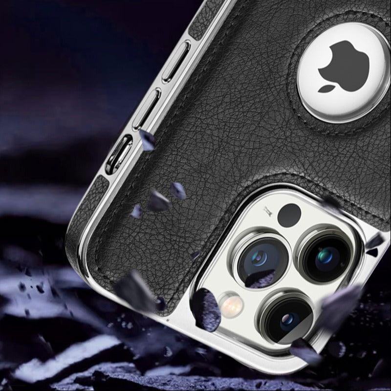 Genuine Leather Bracket Holder Case - iPhone casemarts