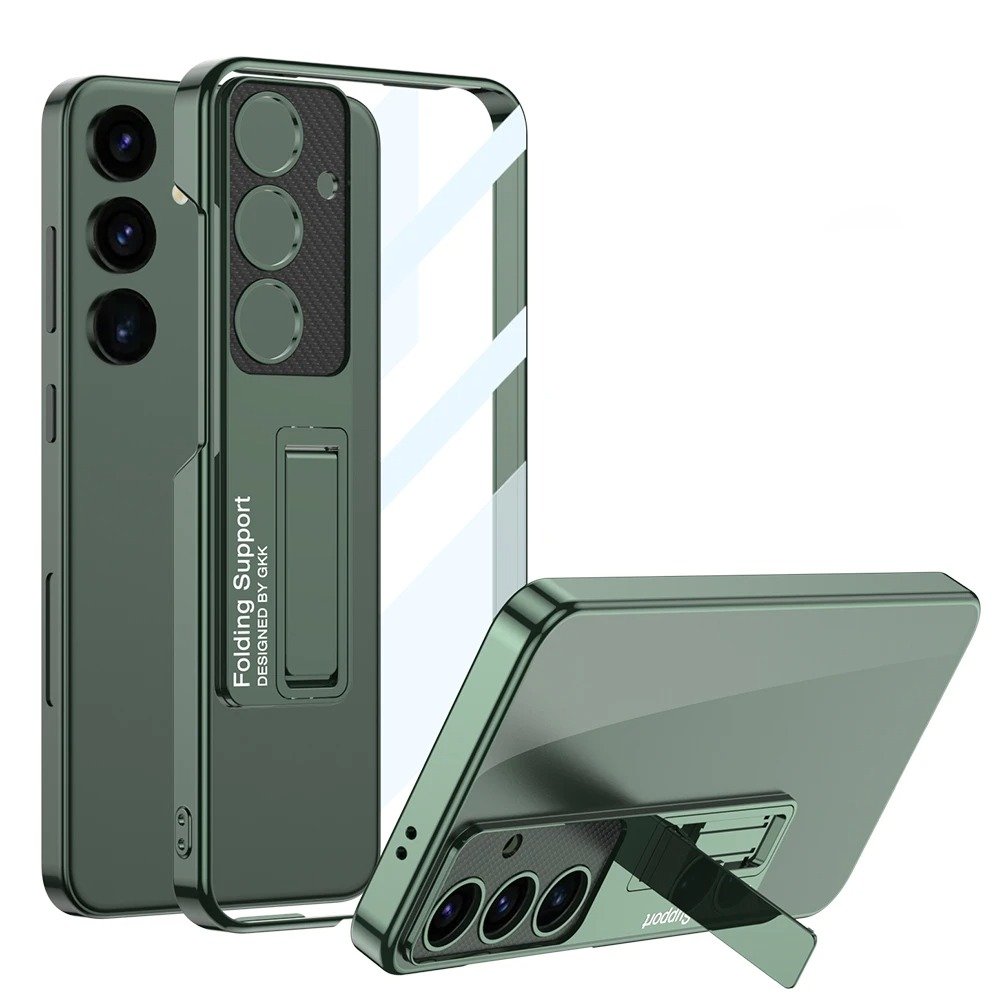 Luxury Ultra Clear Hybrid Stand Case - Samsung casemarts