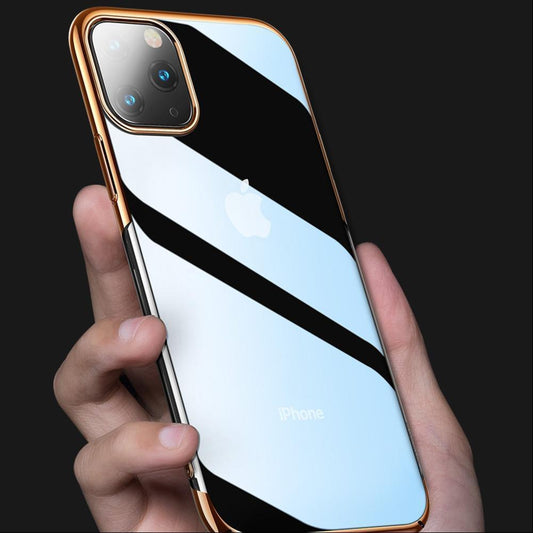 Baseus iPhone 11 Series Ultra-Thin Transparent Sparkling Edge Case casemarts