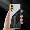 OnePlus Nord 2 Glossy Gold Edge Back Logo Case casemarts