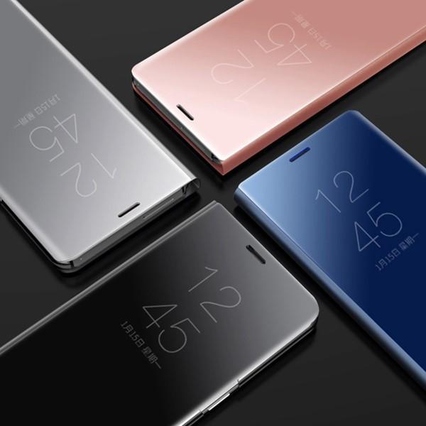 Galaxy A30 Mirror Clear View Flip Case [Non Sensor Working] casemarts