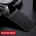 iPhone X Series Sleek Slim Leather Glass Case casemarts