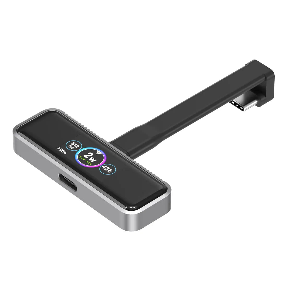 GT Storage™ – Magnetic Extended Storage for iPhone, Android, Mac (1TB, USB‑C & Lightning Port)