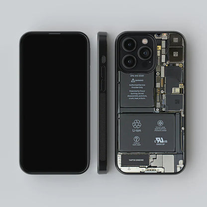 Phone Circuit X Ray Teardown Glass Case Urban Covers