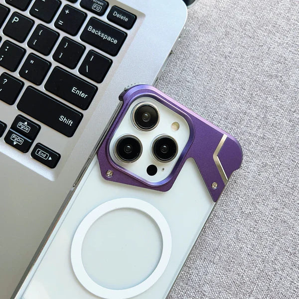 Corner Metal Case For iPhone