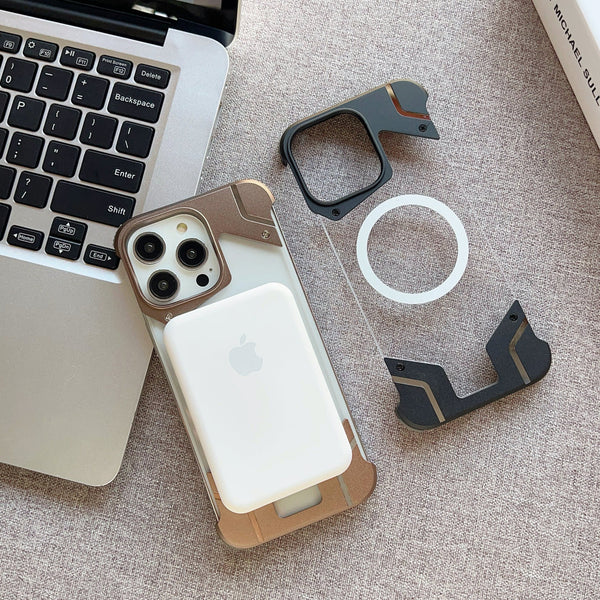 Corner Metal Case For iPhone