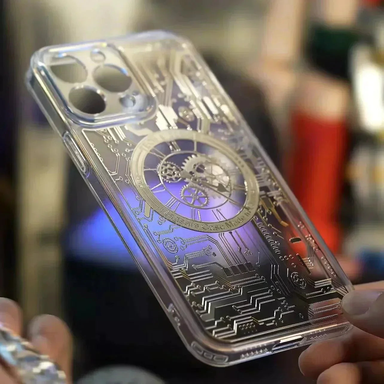 iPhone 13 Series MagSafe Edition Mecha Transparent Case casemarts