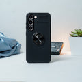 Galaxy S23 Metallic Finger Ring Holder Matte Case casemarts
