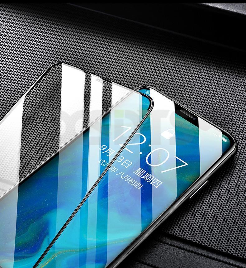 Baseus ® iPhone XS Max Full Coverage Curved Tempered Glass casemarts