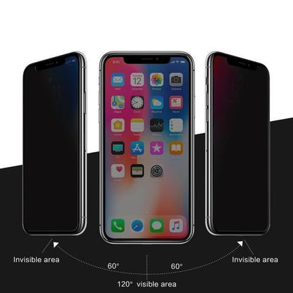 Baseus ® iPhone XS Max Privacy Tempered Glass [ Anti- Spy Glass] casemarts