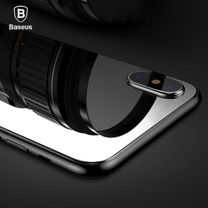 Baseus ® iPhone XS Max  Ultra-thin Back Tempered Glass casemarts