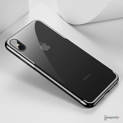 Baseus ® iPhone XS Max Ultra-Thin Transparent Sparkling Edge Case casemarts