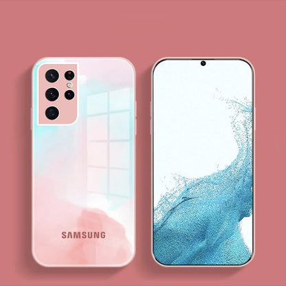 Colorful Wave Glass Phone Case - Samsung casemarts