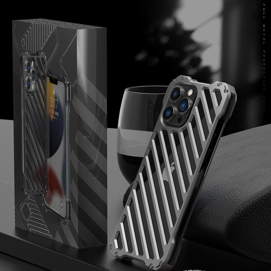 iPhone 13 Pro Max R-Just Aluminium Alloy Grill Case casemarts