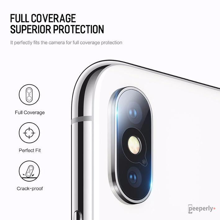 Rock ® iPhone X Camera Lens Glass Protector casemarts