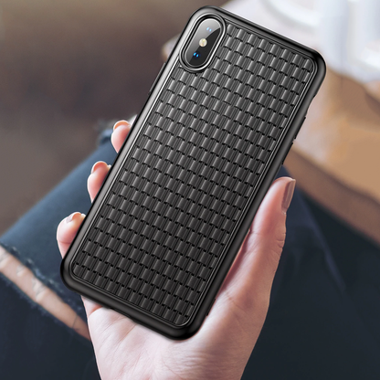 Baseus ® iPhone XS Max Knitted Breathing Soft Case casemarts