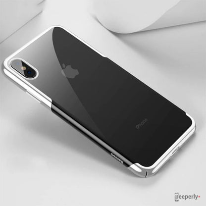 Baseus ® iPhone XS Max Ultra-Thin Transparent Sparkling Edge Case casemarts