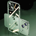 iPhone - Luxury Electroplating Clear Camera Protective Soft TPU Case casemarts