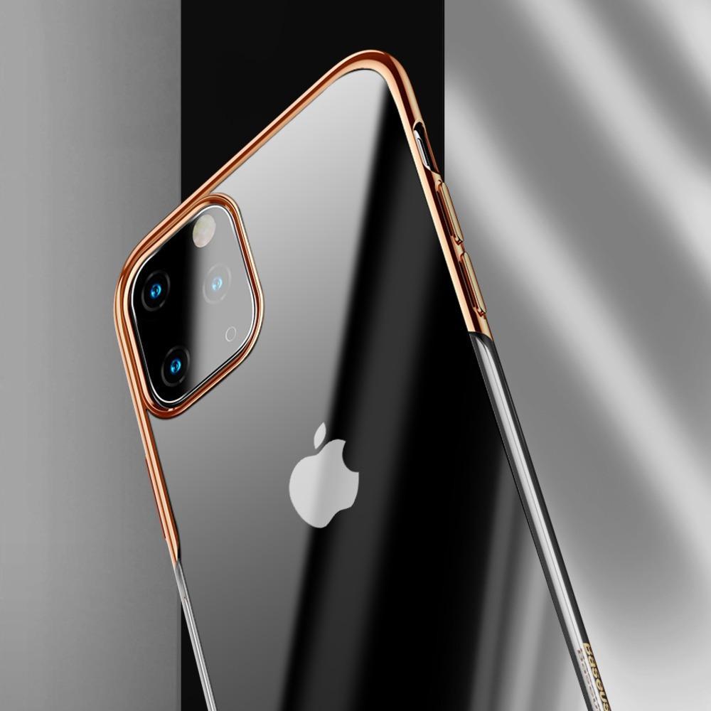 Baseus ® iPhone 11 Pro Ultra-Thin Transparent Sparkling Edge Case casemarts