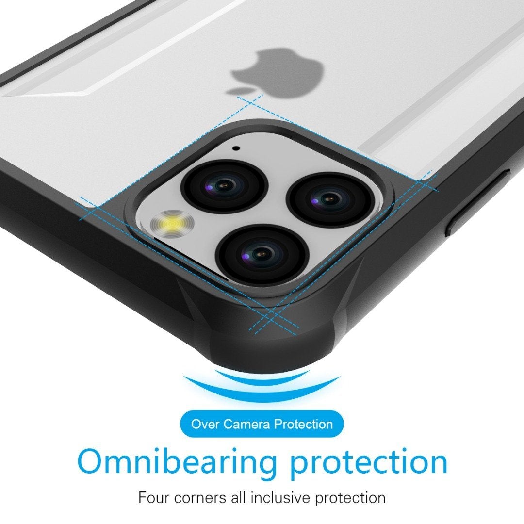 Henks ® iPhone 11 Pro Anti Shock Transparent Case casemarts