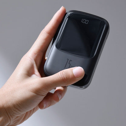 Baseus ® Qpow Digital Display 3A 10000mAh Power Bank With iPhone Cable casemarts