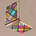Galaxy Z Flip4 Prismatic Pattern Glass Case casemarts