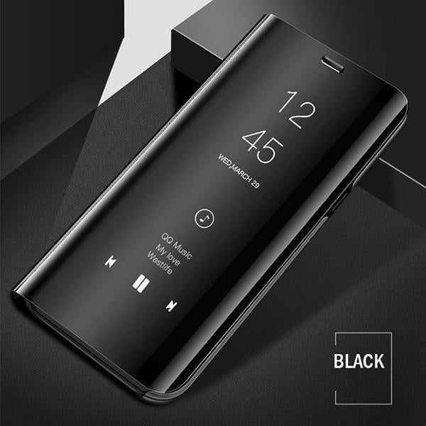 Galaxy A21s Mirror Clear View Flip Case [Non Sensor working] casemarts